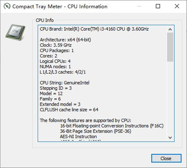 Compact Tray Meter