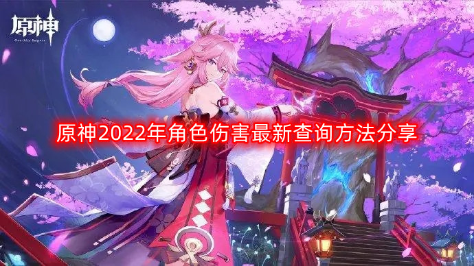 原神2022年角色伤害最新查询方法分享